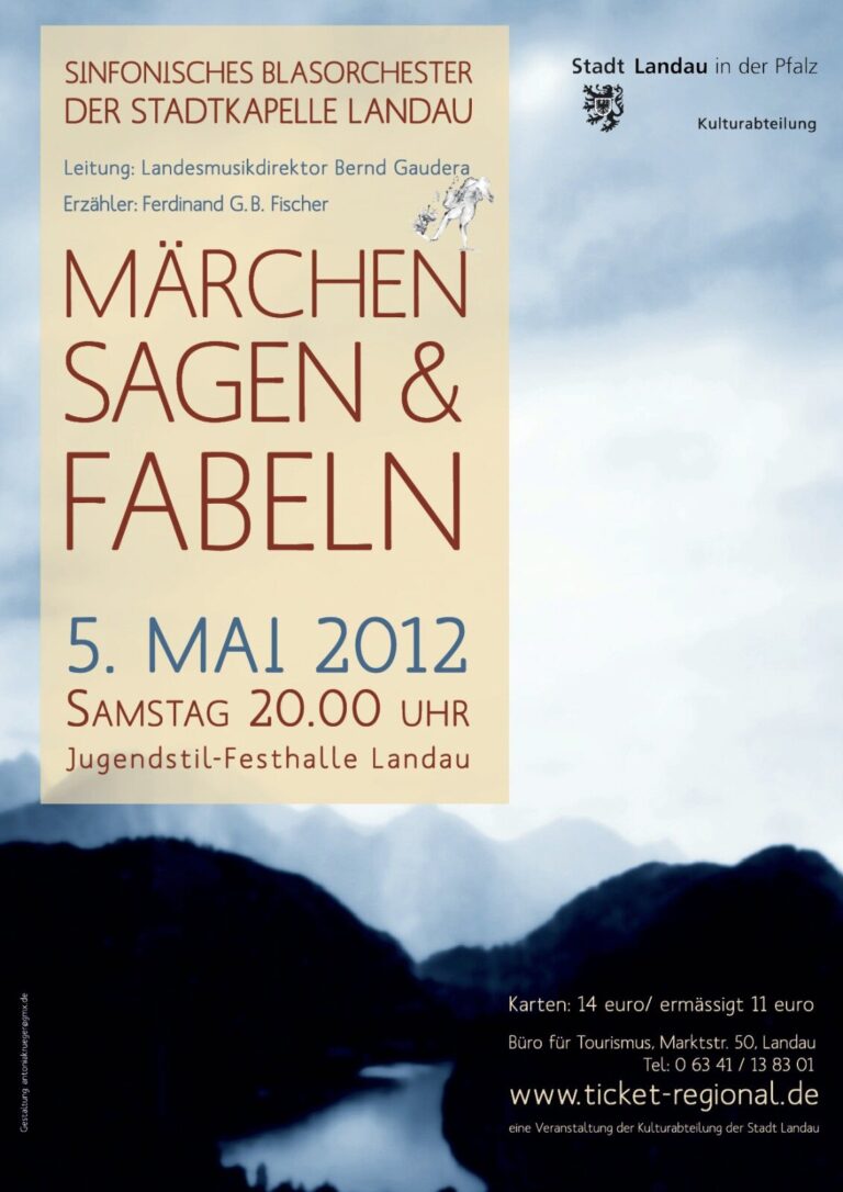 Konzertplakat: Märchen, Sagen & Fabeln, 05.05.2012
