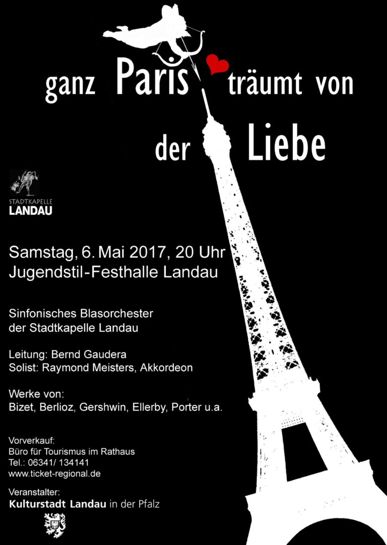 Konzertplakat: Ganz Paris träumt von der Liebe, 06.05.2017