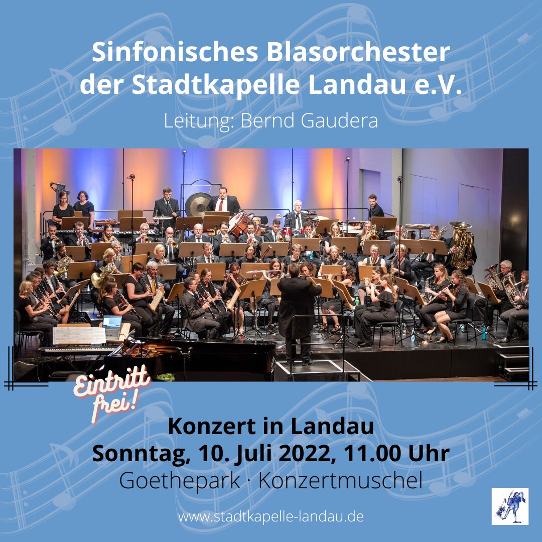 Konzertplakat: Konzert im Goethepark, 10.07.2022