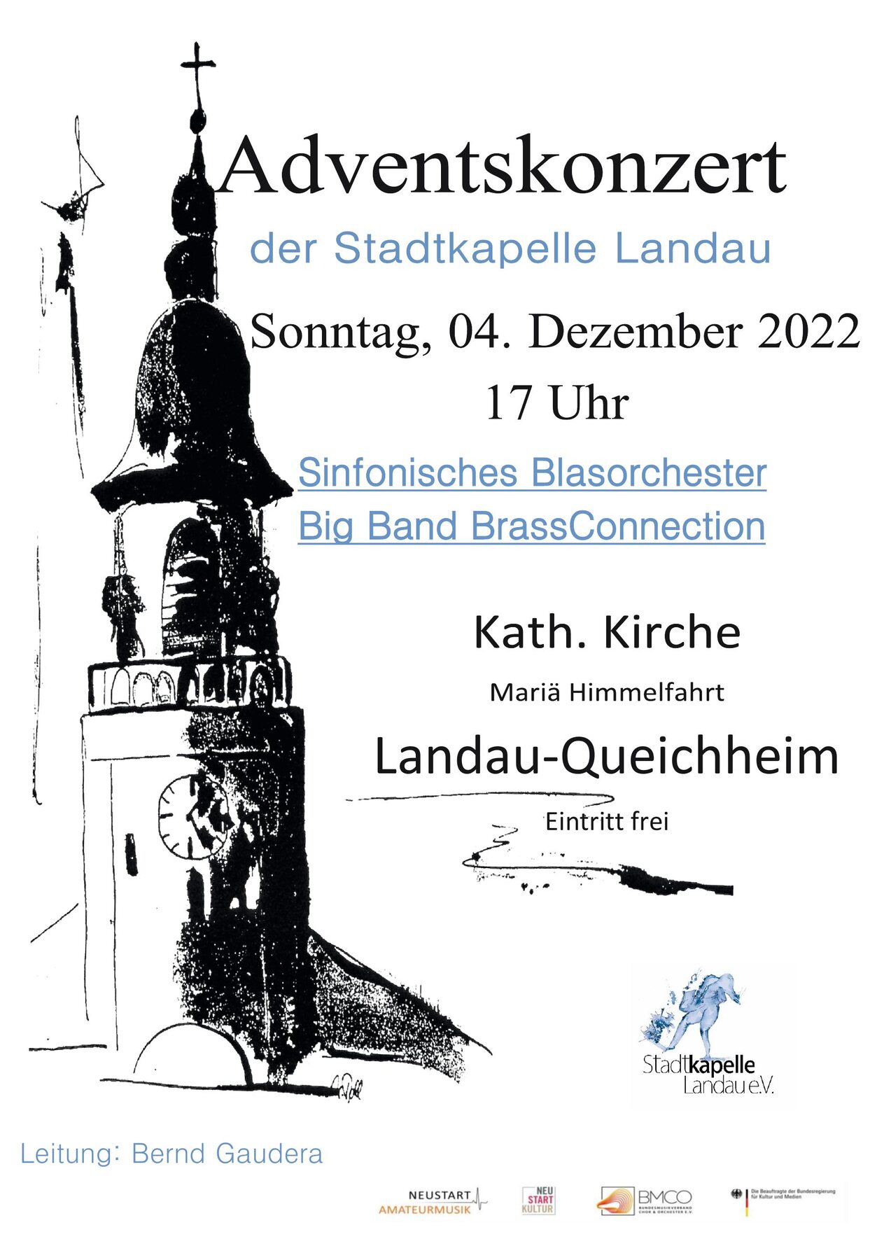 Konzertplakat: Adventskonzert, 04.12.2022