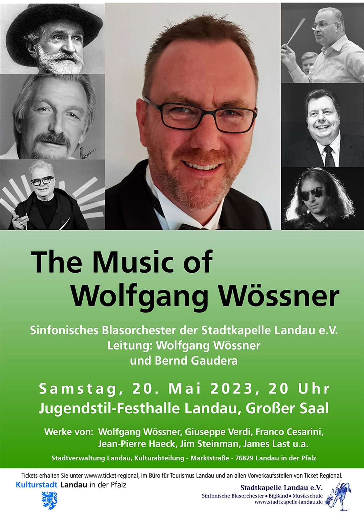 Konzertplakat: The Music of Wolfgang Wössner, 20.05.2023