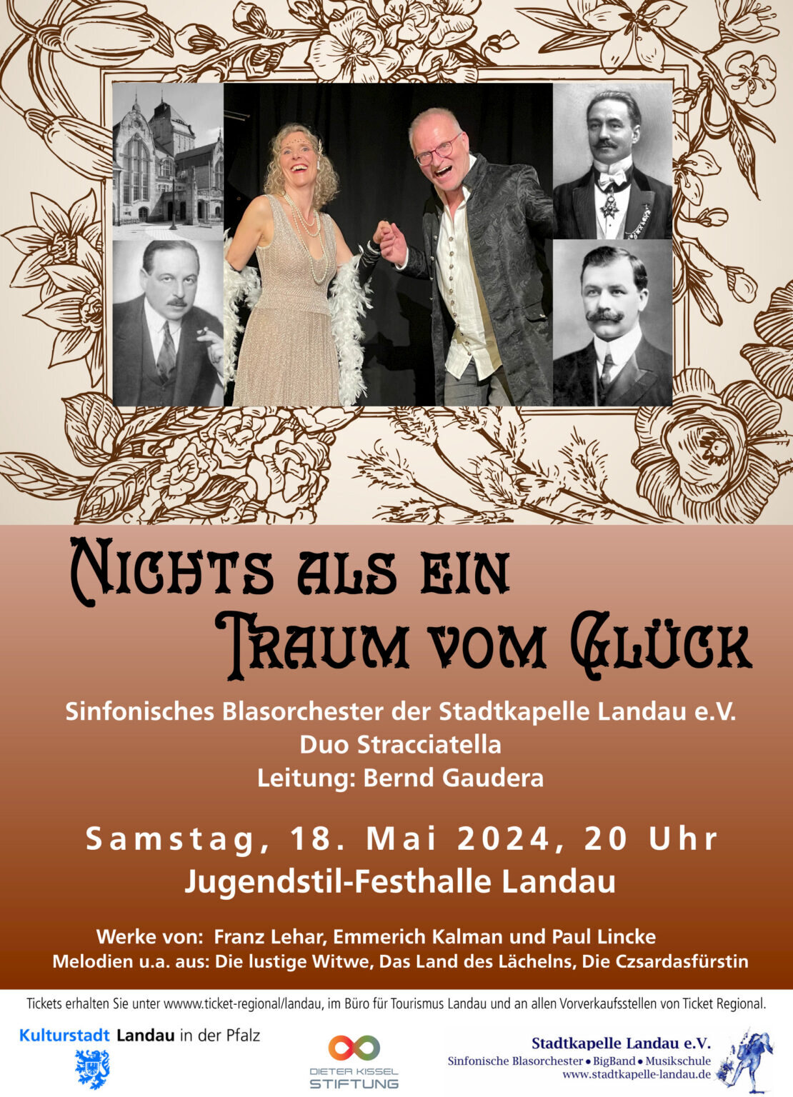 Konzertplakat: Nichts als ein Traum vom Glück, 18.05.2024