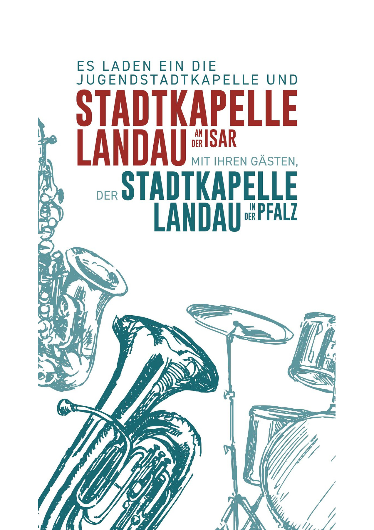 Konzertplakat: Landau an der Isar, 20.10.2024