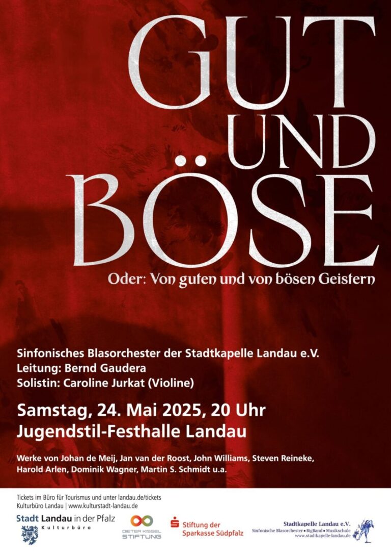 Konzertplakat: Gut und Böse, 24.05.2025