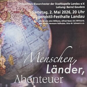 CD „Menschen, Länder, Abenteuer“ – Jahreskonzert 2026